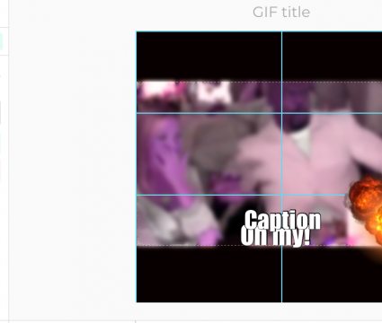 Como transformar vídeo do youtube em gif facilmente Captura de tela do site gifs. Com. À direita, o vídeo com cena do filme as branquelas. À esquerda, a seção hue é exibida.