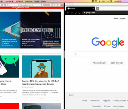 9 dicas e truques para macos que todo usuário deve saber O split view para dividir a tela também está entre as dicas e truques para mac