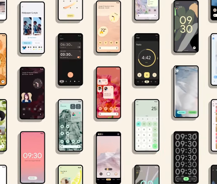 Android 12 traz novo visual e mais privacidade, veja novidades O anúncio do novo sistema mostrou diversos celulares numa demonstração impressionante da diversidade visual permitida pela material you.