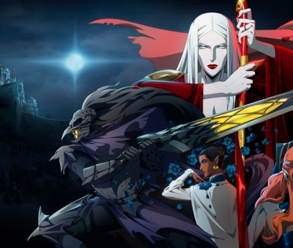 Review: quarta temporada de castlevania - espetacular, sangrenta e satisfatória O elenco já presente também não decepciona, ganhando mais profundidade e cenas de ação de cair o queixo. E cá entre nós... Essa armadura de corvo lembra muito berserk, não?
