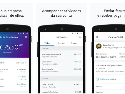 14 aplicativos de home office para alavancar a produtividade O paypal business facilita a emissão de faturas personalizadas e ajuda na gestão financeira - aplicativos de home office