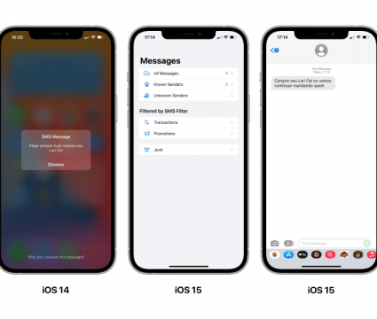 Saiba se prevenir de golpe por sms falso de banco Ios 15 filtro sms classe 0