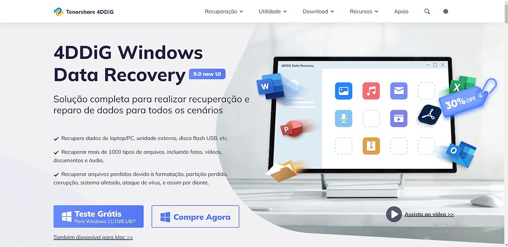 Como recuperar arquivos diversos com o 4ddig data recovery Como recuperar arquivos diversos com o 4ddig data recovery. Hoje vamos ensinar a como recuperar arquivos corrompidos usando o 4ddig data recovery. Ainda apresentaremos mais soluções semelhantes, vem conferir!