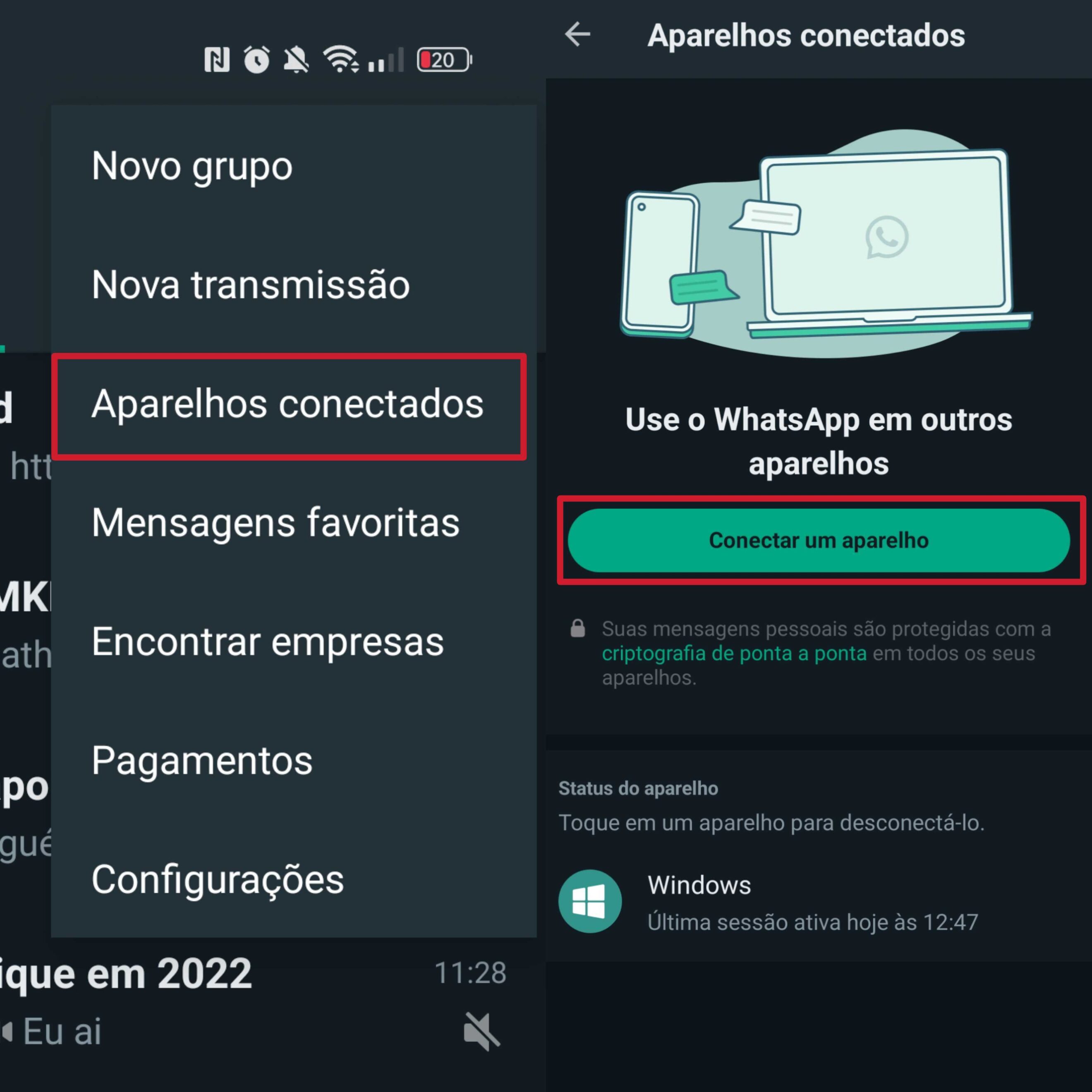 Como usar o WhatsApp Web sem o smartphone