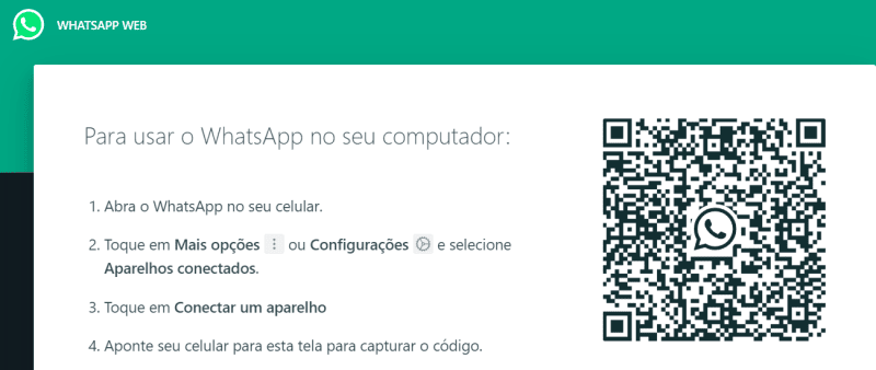 Como usar o WhatsApp Web sem o smartphone