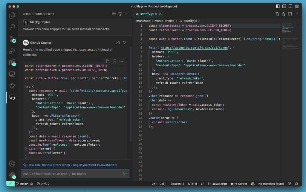 GitHub lança Copilot Chat, assistente de AI para desenvolvedores