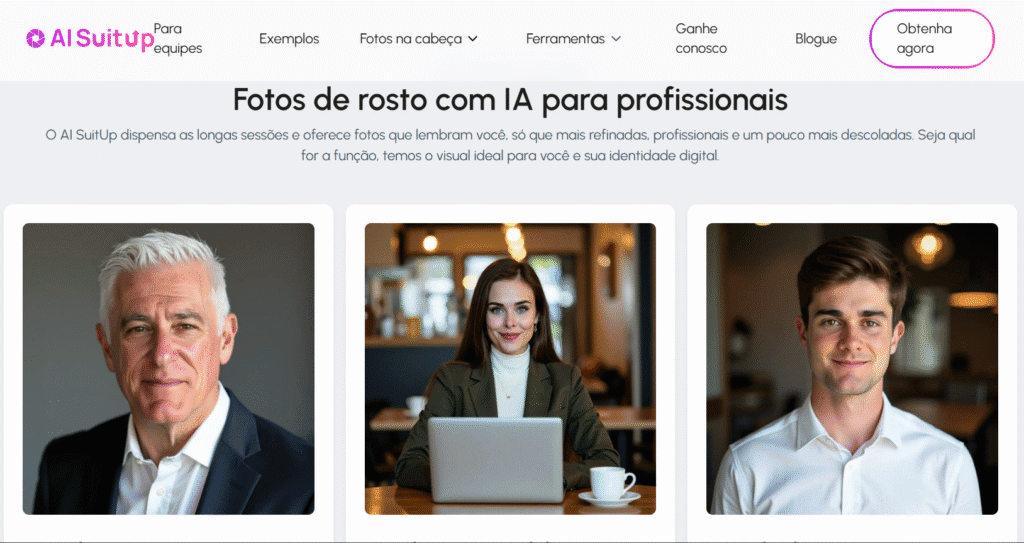 6 melhores sites para gerar fotos profissionais com IA