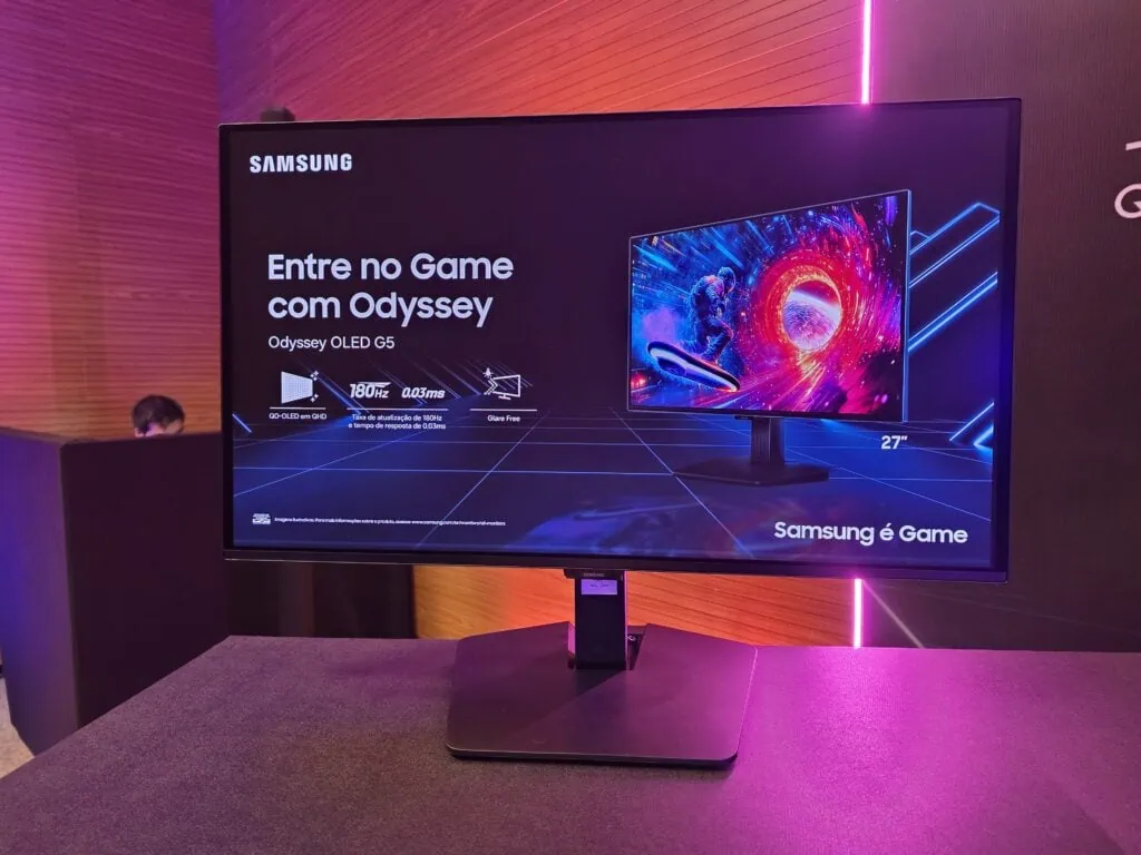 Samsung lanza en Brasil el monitor Odyssey OLED G5 de 27 pulgadas con ...